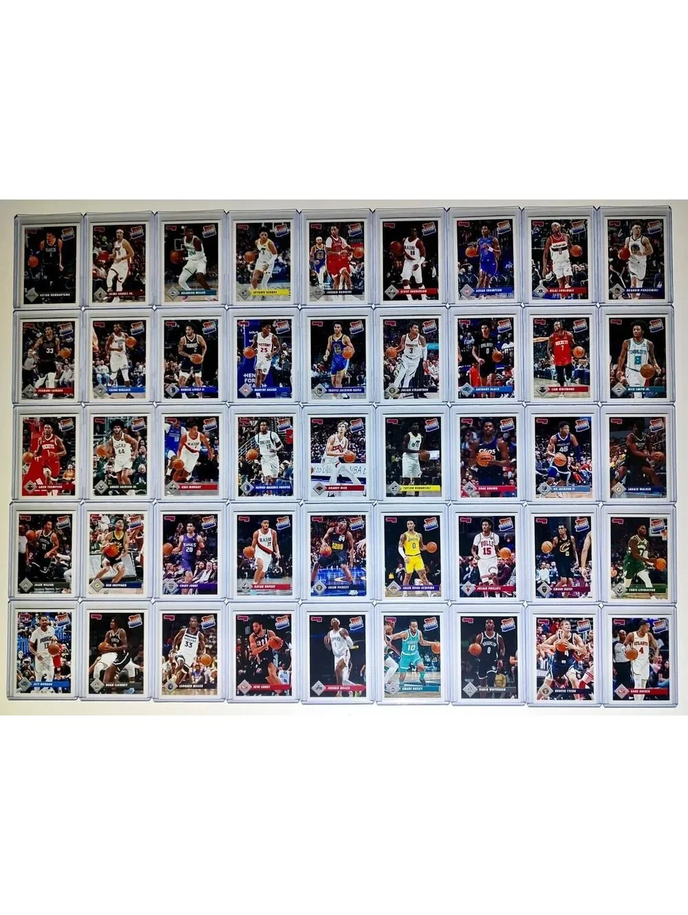 2023-24 Panini Donruss Rated Rookie NBA Complete 45 Card Basketball Set 1/715